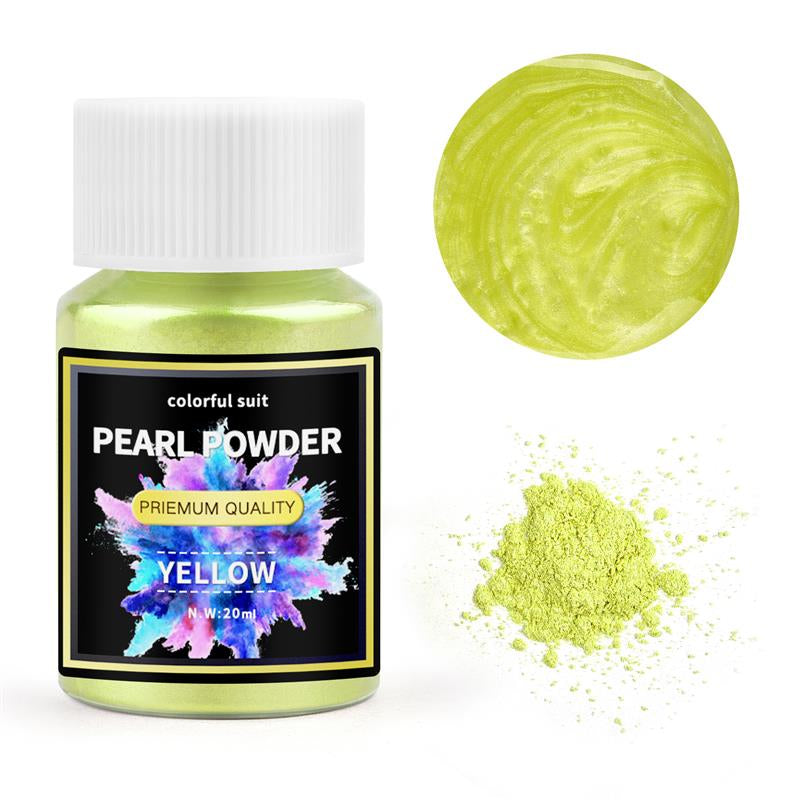 Pearlescent Powder, Epoxy Resin Dye, 24Color Mica Powder Set, Pearl Pigment for DIY Jewelry Making