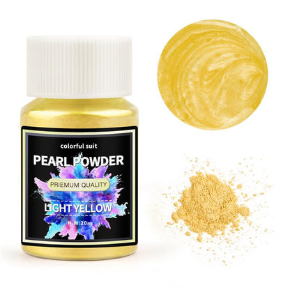Pearlescent Powder, Epoxy Resin Dye, 24Color Mica Powder Set, Pearl Pigment for DIY Jewelry Making