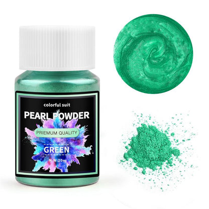 Pearlescent Powder, Epoxy Resin Dye, 24Color Mica Powder Set, Pearl Pigment for DIY Jewelry Making