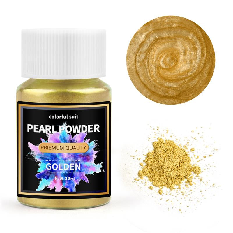 Pearlescent Powder, Epoxy Resin Dye, 24Color Mica Powder Set, Pearl Pigment for DIY Jewelry Making