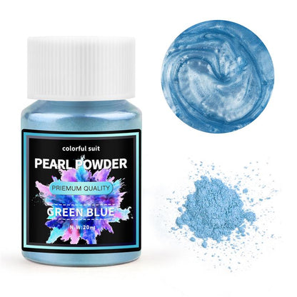 Pearlescent Powder, Epoxy Resin Dye, 24Color Mica Powder Set, Pearl Pigment for DIY Jewelry Making