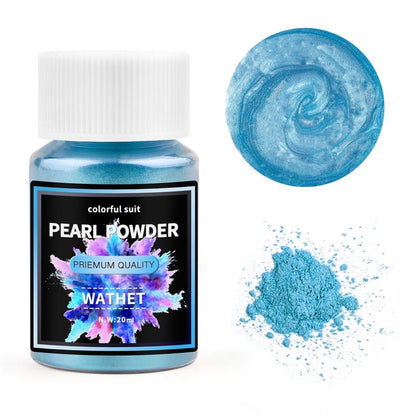 Pearlescent Powder, Epoxy Resin Dye, 24Color Mica Powder Set, Pearl Pigment for DIY Jewelry Making