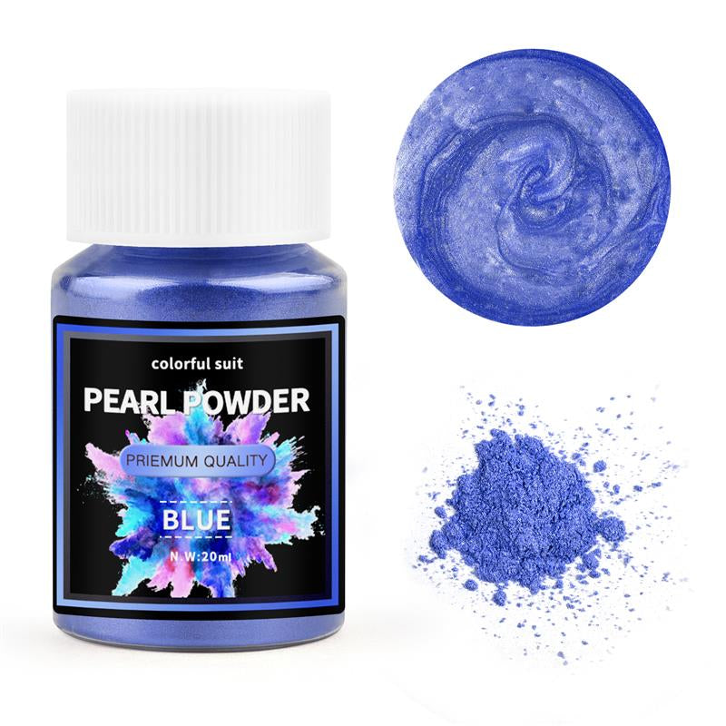Pearlescent Powder, Epoxy Resin Dye, 24Color Mica Powder Set, Pearl Pigment for DIY Jewelry Making