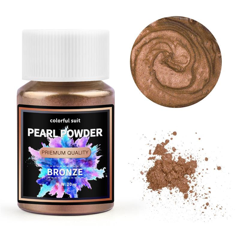 Pearlescent Powder, Epoxy Resin Dye, 24Color Mica Powder Set, Pearl Pigment for DIY Jewelry Making