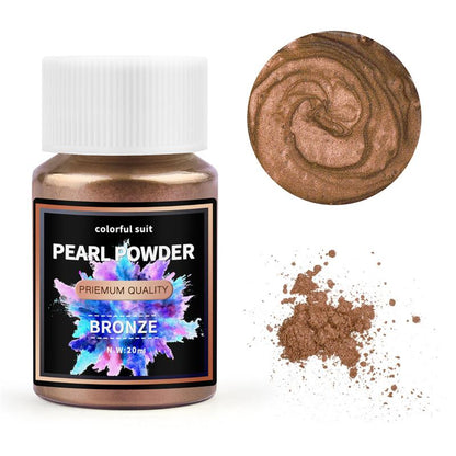Pearlescent Powder, Epoxy Resin Dye, 24Color Mica Powder Set, Pearl Pigment for DIY Jewelry Making