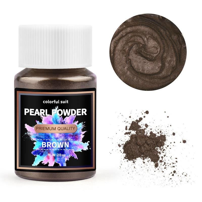 Pearlescent Powder, Epoxy Resin Dye, 24Color Mica Powder Set, Pearl Pigment for DIY Jewelry Making