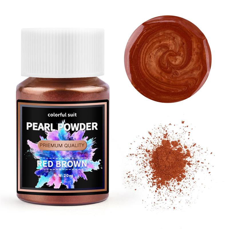 Pearlescent Powder, Epoxy Resin Dye, 24Color Mica Powder Set, Pearl Pigment for DIY Jewelry Making