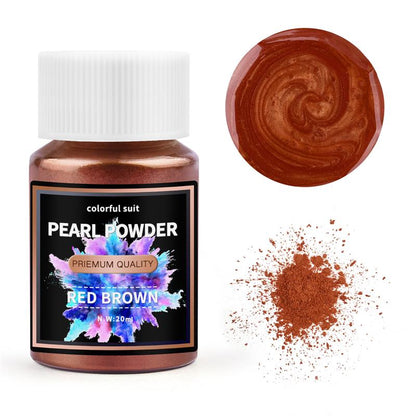 Pearlescent Powder, Epoxy Resin Dye, 24Color Mica Powder Set, Pearl Pigment for DIY Jewelry Making