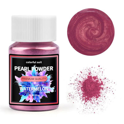 Pearlescent Powder, Epoxy Resin Dye, 24Color Mica Powder Set, Pearl Pigment for DIY Jewelry Making