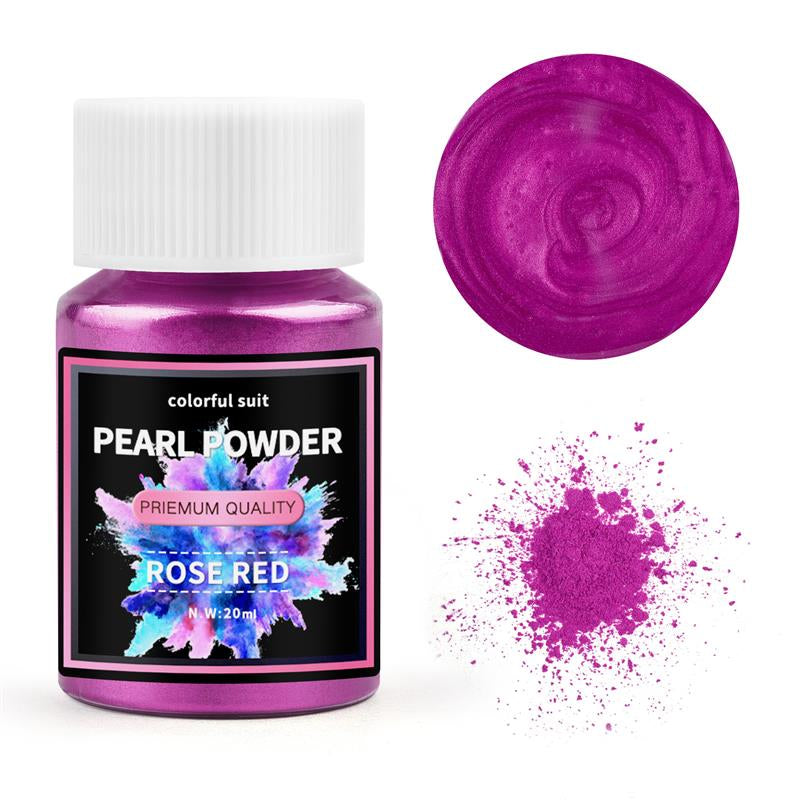 Pearlescent Powder, Epoxy Resin Dye, 24Color Mica Powder Set, Pearl Pigment for DIY Jewelry Making