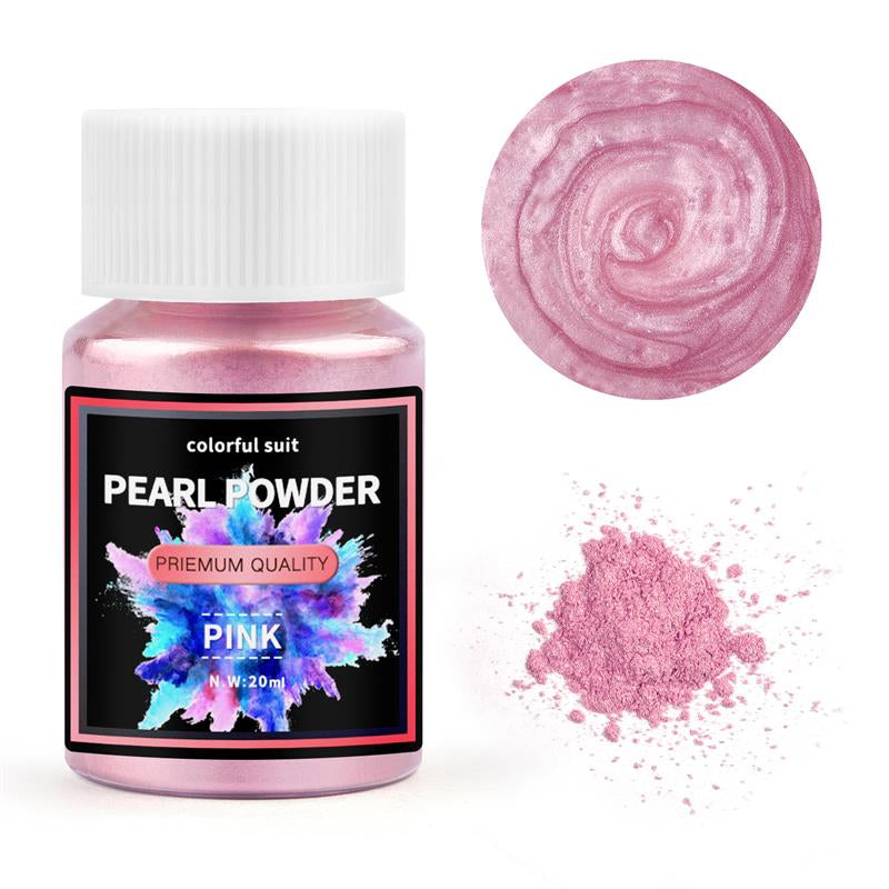 Pearlescent Powder, Epoxy Resin Dye, 24Color Mica Powder Set, Pearl Pigment for DIY Jewelry Making