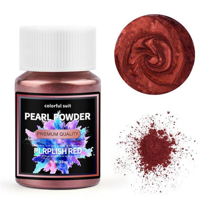 Pearlescent Powder, Epoxy Resin Dye, 24Color Mica Powder Set, Pearl Pigment for DIY Jewelry Making