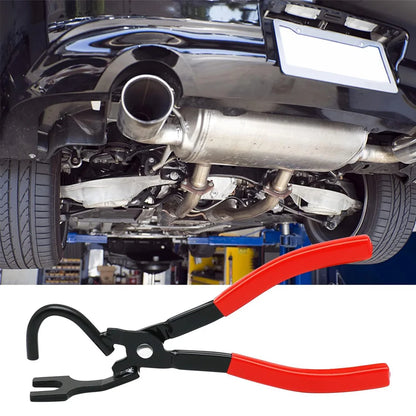 Exhaust Pipe Gasket Removal Plier Car Exhaust Hanger Puller Tool Rubber Pad Pliers Anti Slip Handle 1