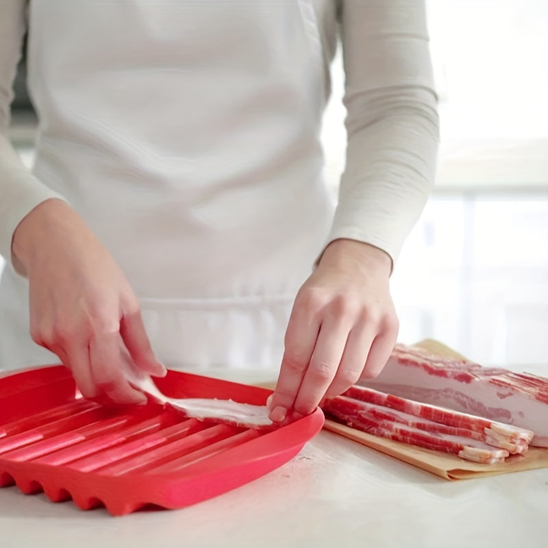 Microwavable Bacon Grill, Microwave Bacon Maker, Sauce Tray, Pizza Tray, Bacon Tray, Microwave Oven Cooker