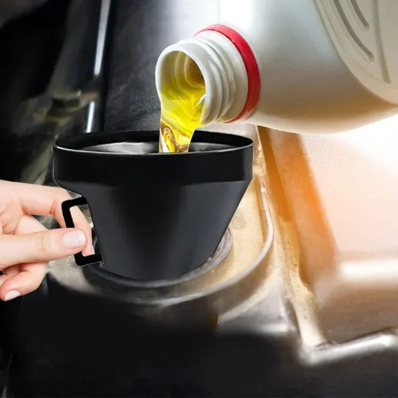 Gasoline Oil Engine Refueling Funnel With Filter Truck Car Motorcycle Filling Strainer Extension Ho 3