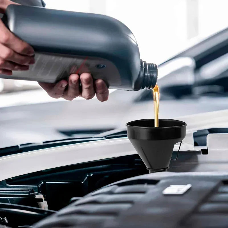 Gasoline Oil Engine Refueling Funnel With Filter Truck Car Motorcycle Filling Strainer Extension Ho 4