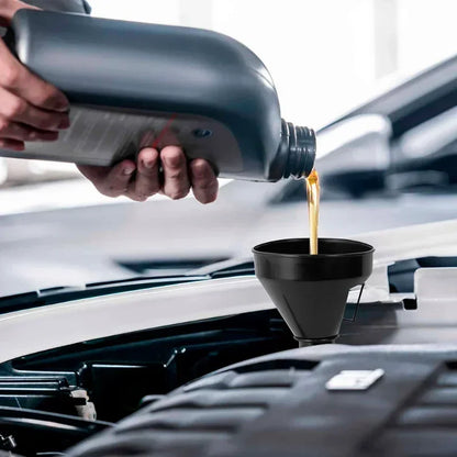 Gasoline Oil Engine Refueling Funnel With Filter Truck Car Motorcycle Filling Strainer Extension Ho 4