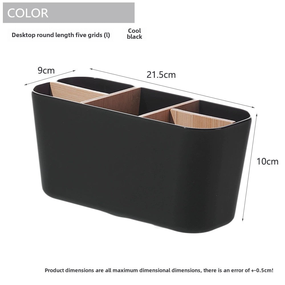Toothbrush Stand Bamboo Holder Electric Toothbrush Storage Box Razor Makeup Brush Organizer Bathroo 4