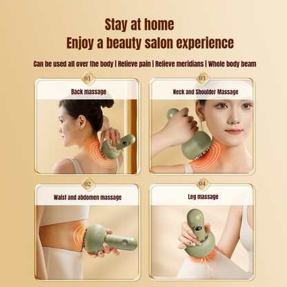 Rechargeable Electric Meridian Brush, Thin Belly Scraping Instrument, Meridian Massage Brush