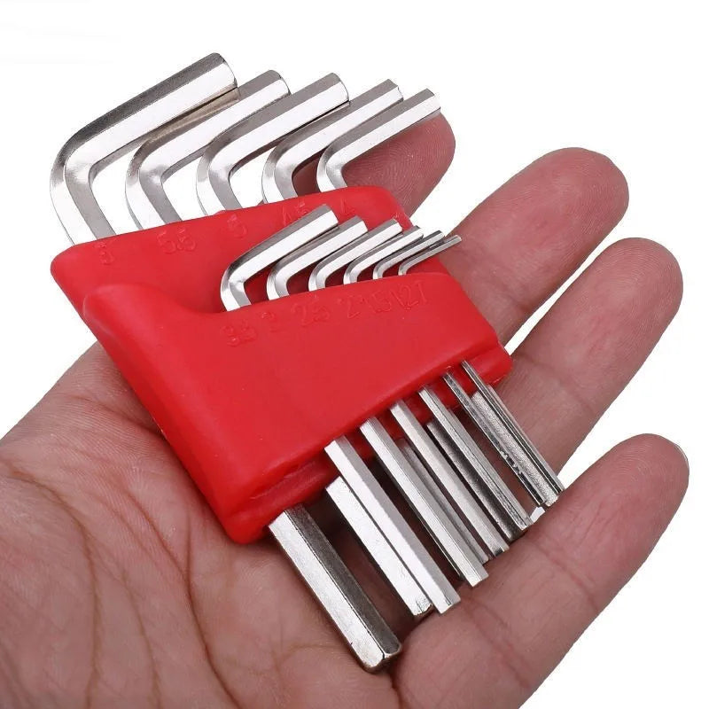 Short Arm Metric Allen Key Set, Pcs Inch Wrench L Wrench Keys, Vehicle Repair Tool Set, Home Hand Tools