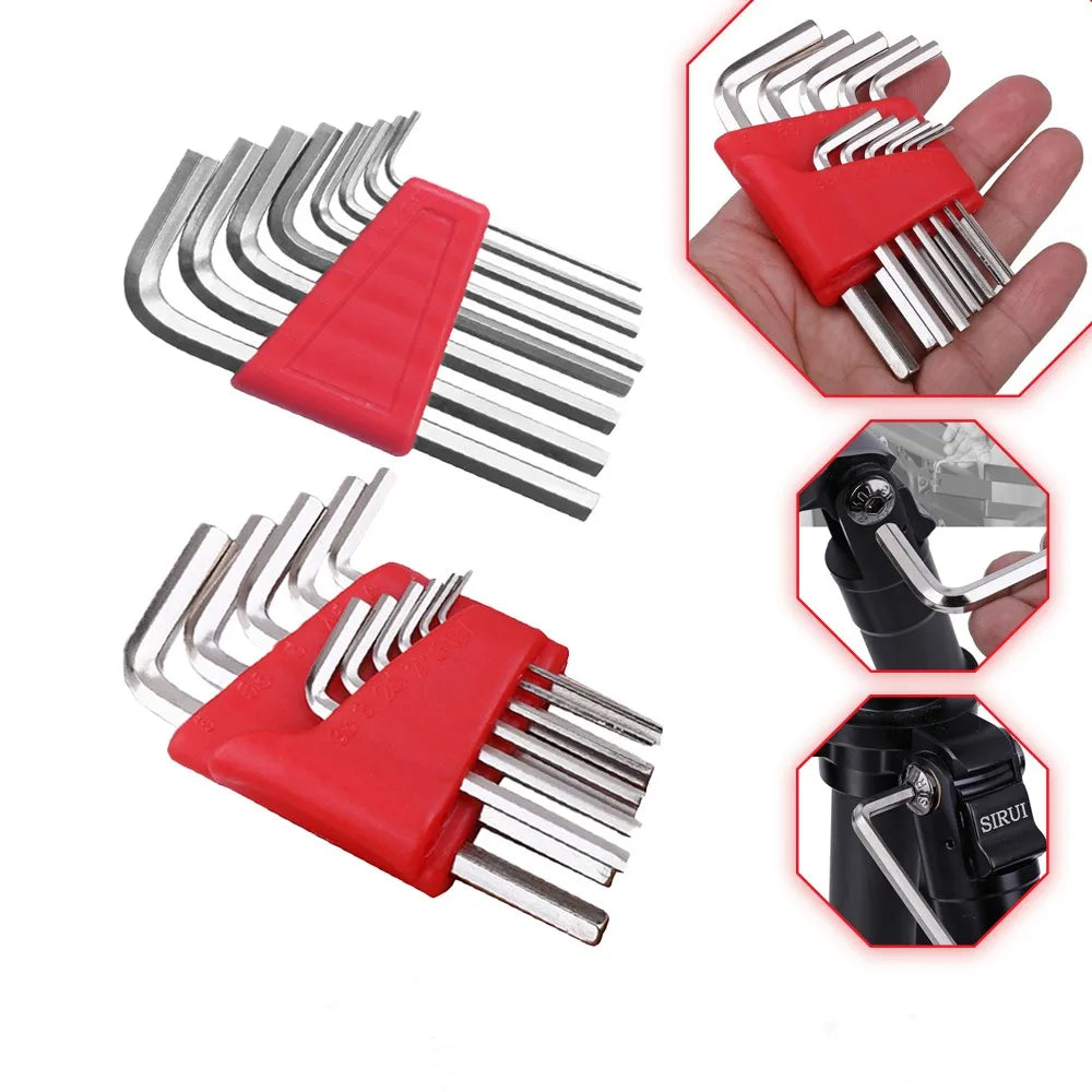 Short Arm Metric Allen Key Set, Pcs Inch Wrench L Wrench Keys, Vehicle Repair Tool Set, Home Hand Tools