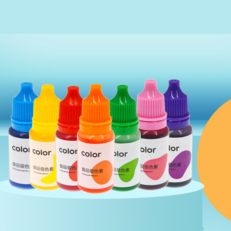 Food Grade Experimental Pigment, 10ml Kids Science Kit, Color Mixing Set, Slim Pigment Toy, Childrens Art Supplies