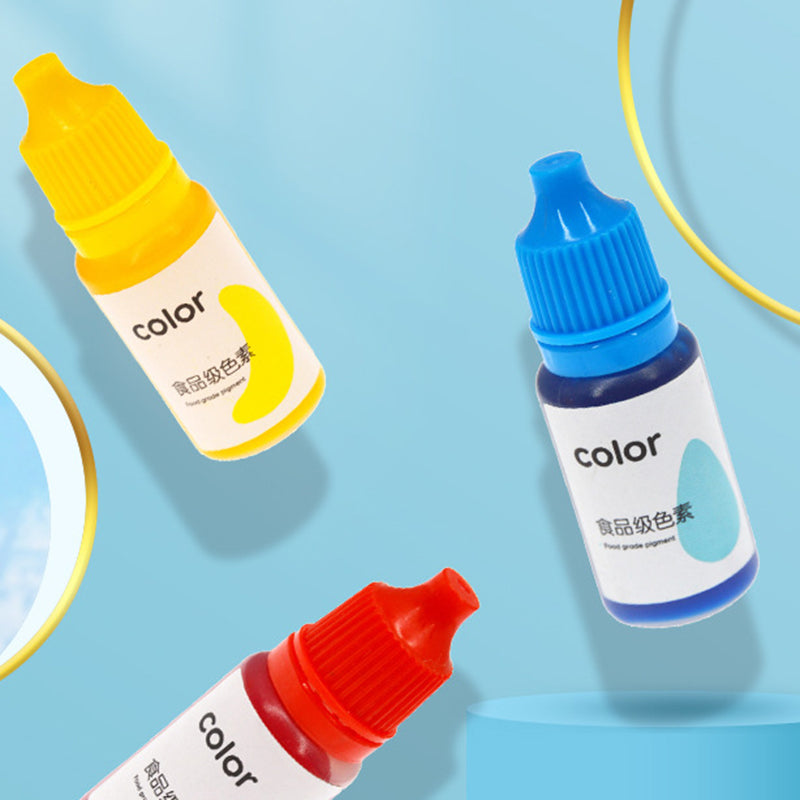 Food Grade Experimental Pigment, 10ml Kids Science Kit, Color Mixing Set, Slim Pigment Toy, Childrens Art Supplies
