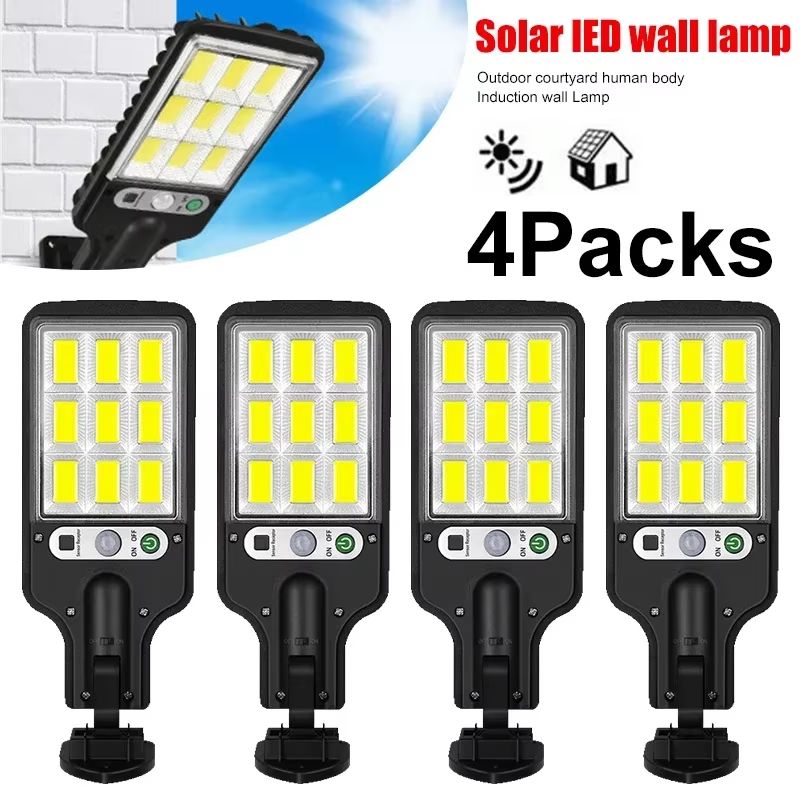 Powerful LED Solar Outdoor Wall Lamp with Motion Sensor