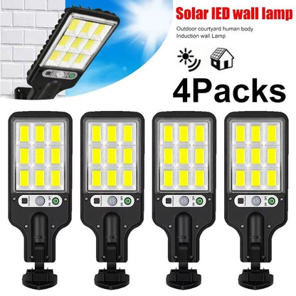Powerful LED Solar Outdoor Wall Lamp with Motion Sensor