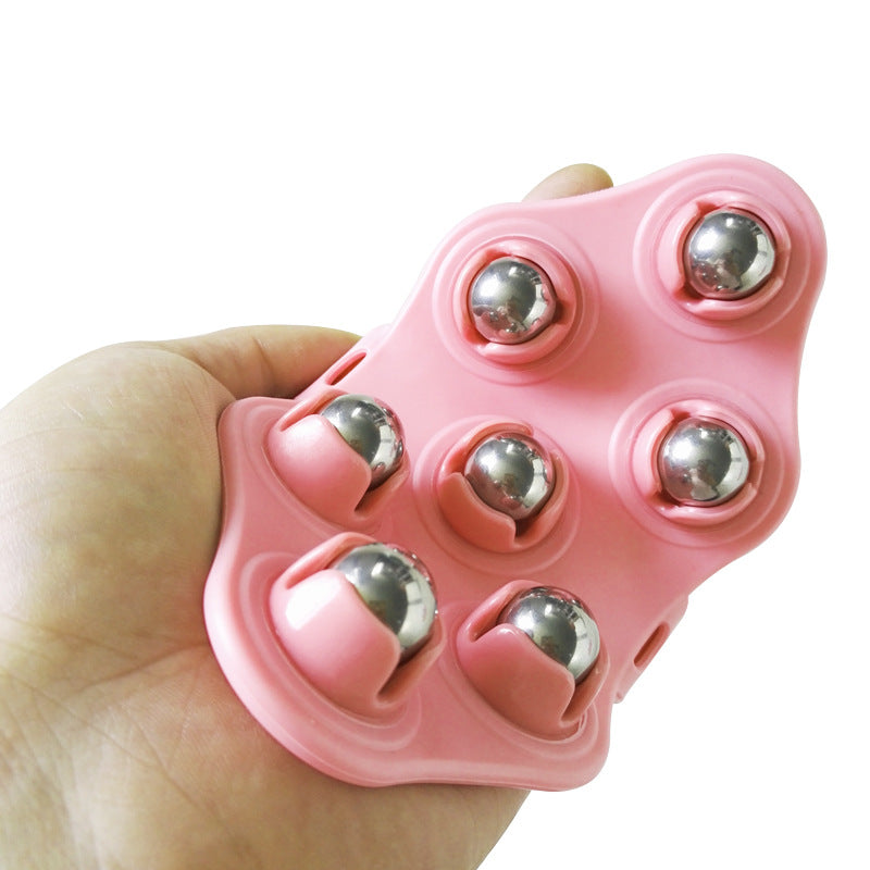AntiCellulite Muscle Pain Relief Roller Ball Glove Relax Massager Body Massage Tool For Neck Back S 1