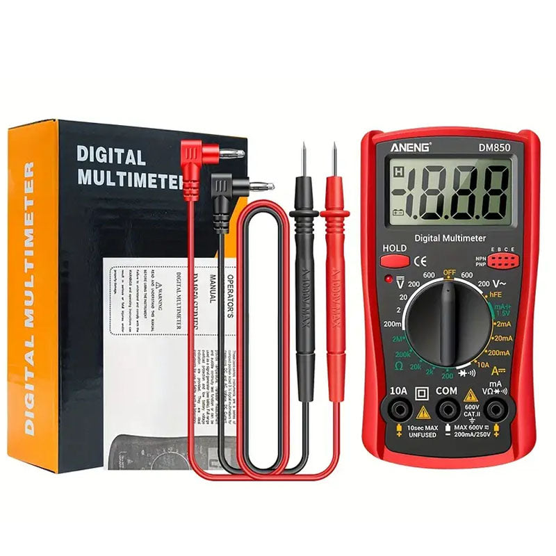Auto AC DC Voltage Tester, Professional Digital Multimeter, Current Ammeter Test Probe, Professional Detector Tool