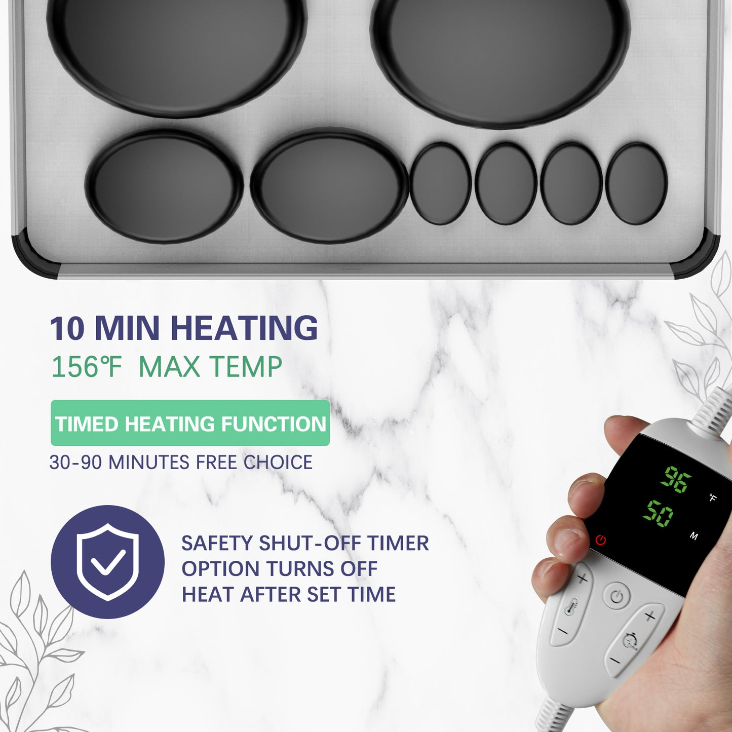 Professional Spa Massage Tool Hot Stone Massage Set With Temperature Adjustment Hot Stone Massage S 3