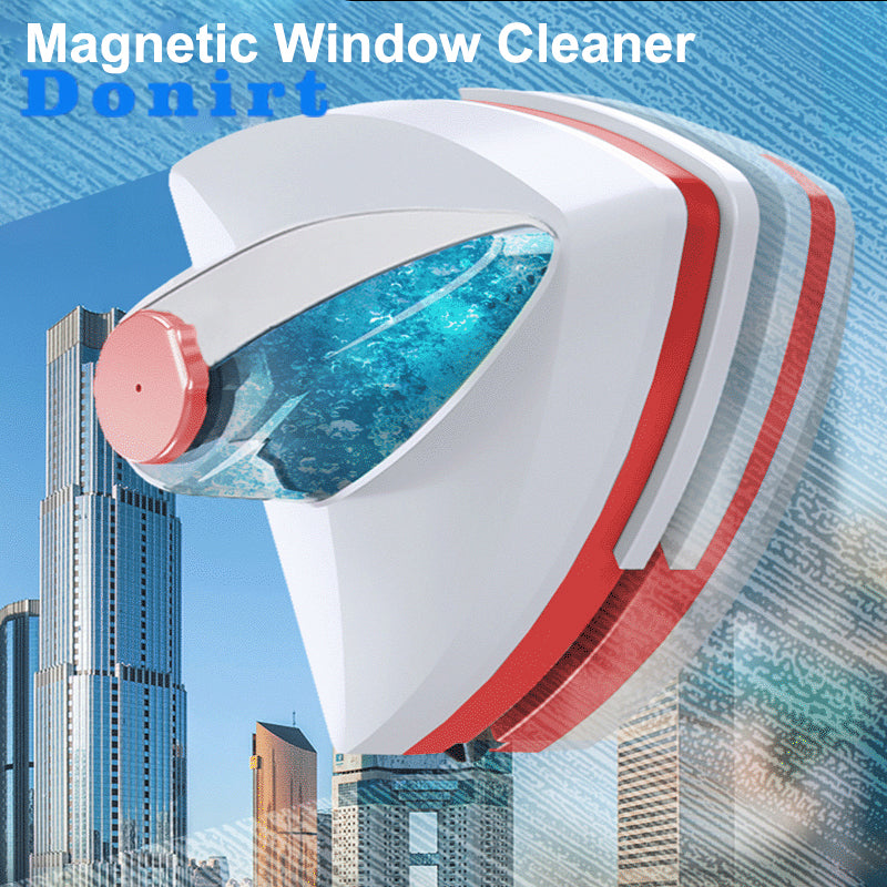 Household Special Window Cleaner For Home, NEW Magnetic Glass Window Cleaning Tool, Water Discharge Double-layer Wiper