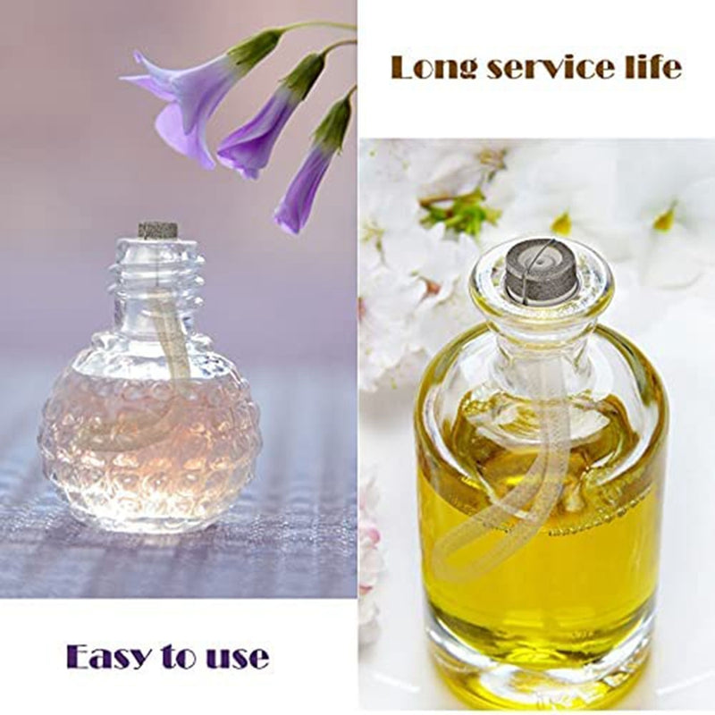 Oil Lamp Wick Replacement, Catalytic Burner Wicks with Air Control, for Fragrance Oil Lamps
