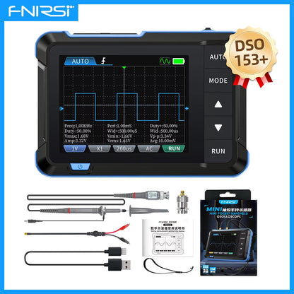FNIRSI DSO510152153 Mini Digital Oscilloscope  Portable 2in1 Electronic Repair Tool With 48MSs Samp 10