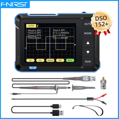 FNIRSI DSO510152153 Mini Digital Oscilloscope  Portable 2in1 Electronic Repair Tool With 48MSs Samp 7