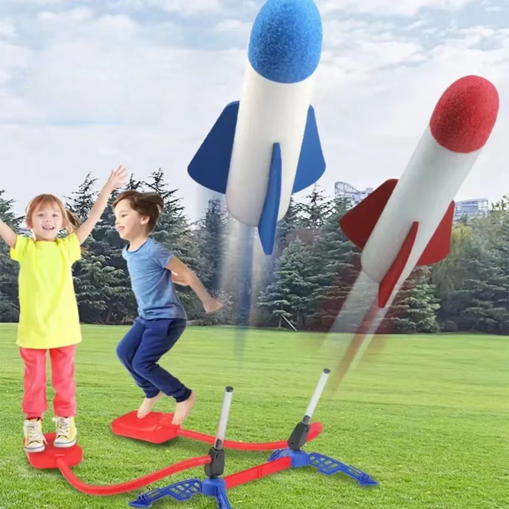 SkyBlast Air Rocket Foot-Pump Launcher – Ultimate Outdoor Kids Toy Gift