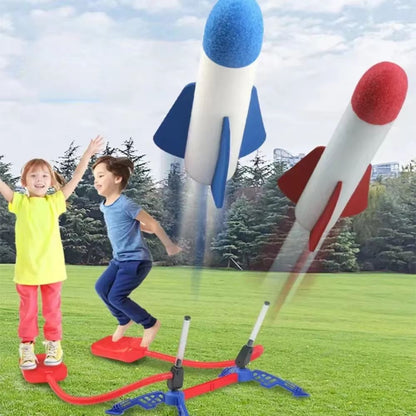 SkyBlast Air Rocket Foot-Pump Launcher – Ultimate Outdoor Kids Toy Gift