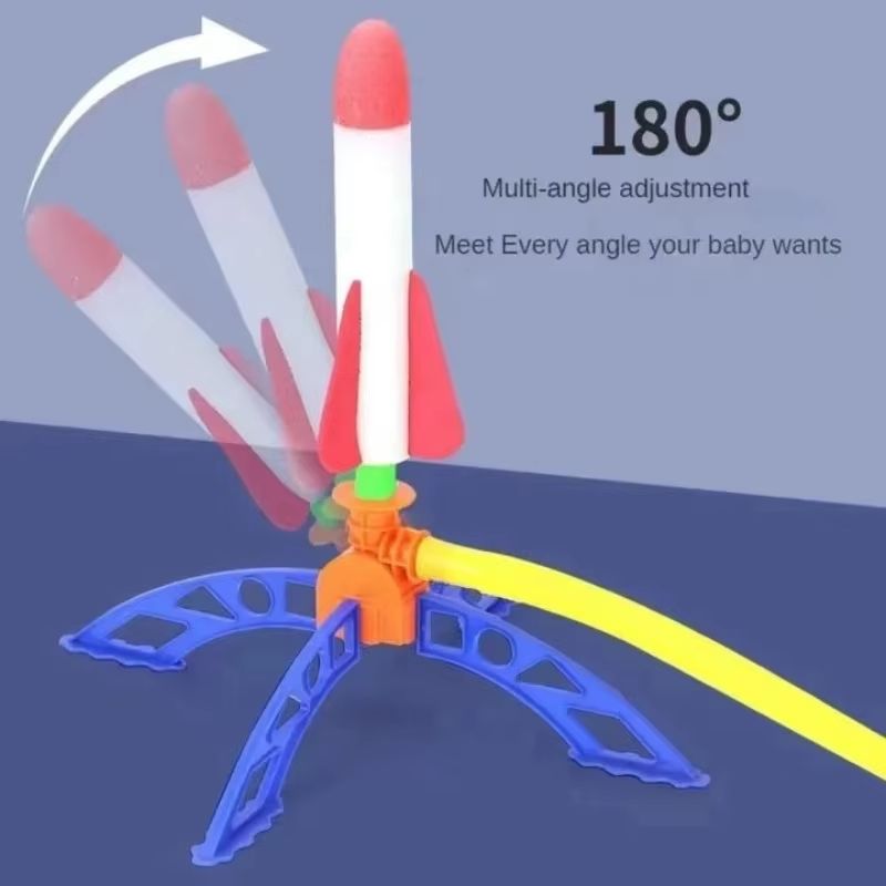 SkyBlast Air Rocket FootPump Launcher  Ultimate Outdoor Kids Toy Gift 4