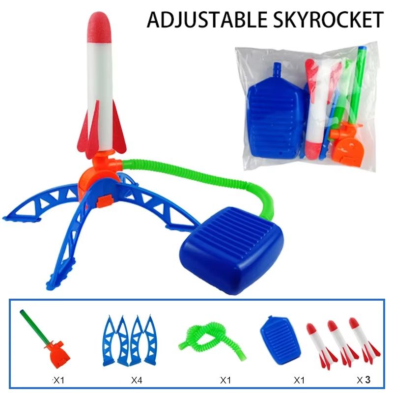 SkyBlast Air Rocket FootPump Launcher  Ultimate Outdoor Kids Toy Gift 8