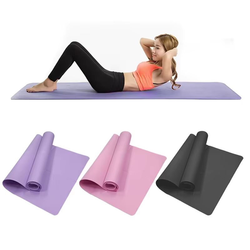 4 mm EVA Anti-Slip Fitness Yoga Mat – Exercise, Yoga & Pilates Comfort Mat