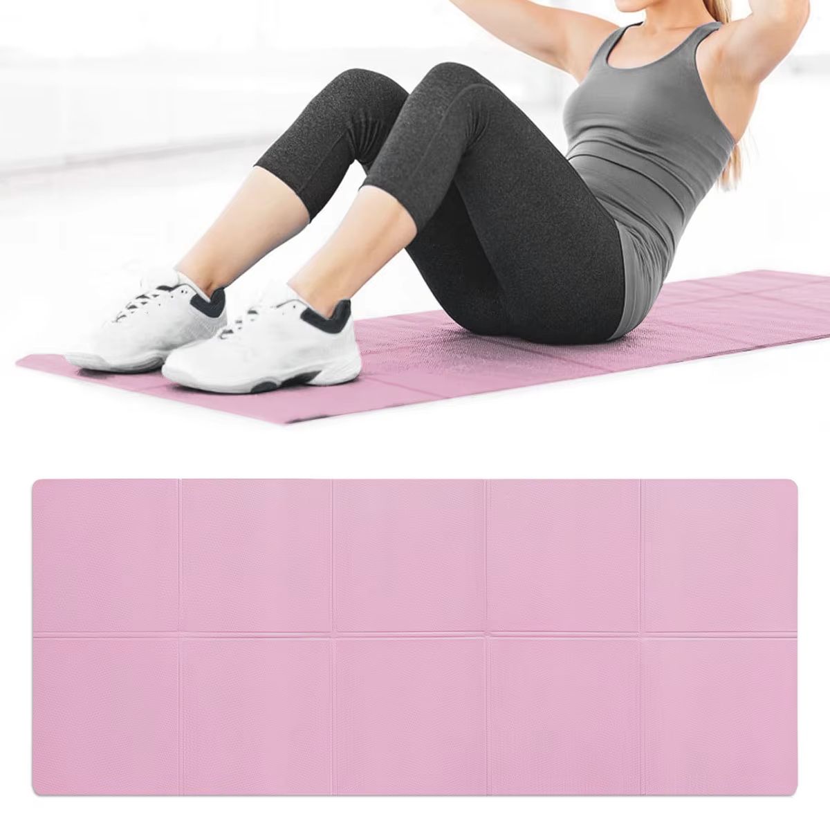 4 Mm EVA AntiSlip Fitness Yoga Mat  Exercise Yoga  Pilates Comfort Mat 4