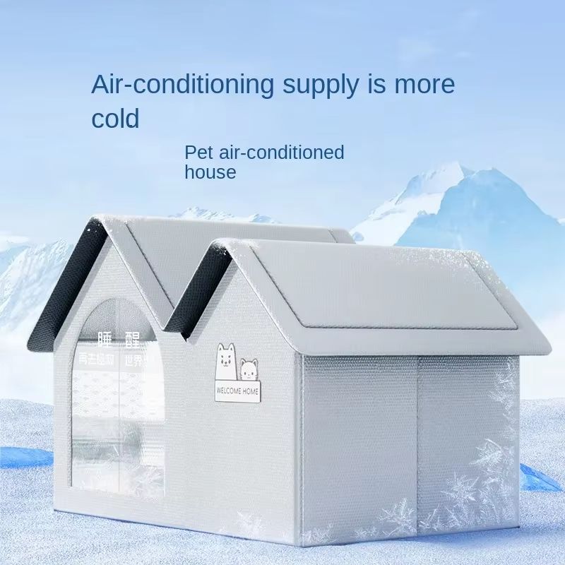 PetCool Air-Conditioning House for Cats and Dogs Ice-House for Summer & Four Seasons Use