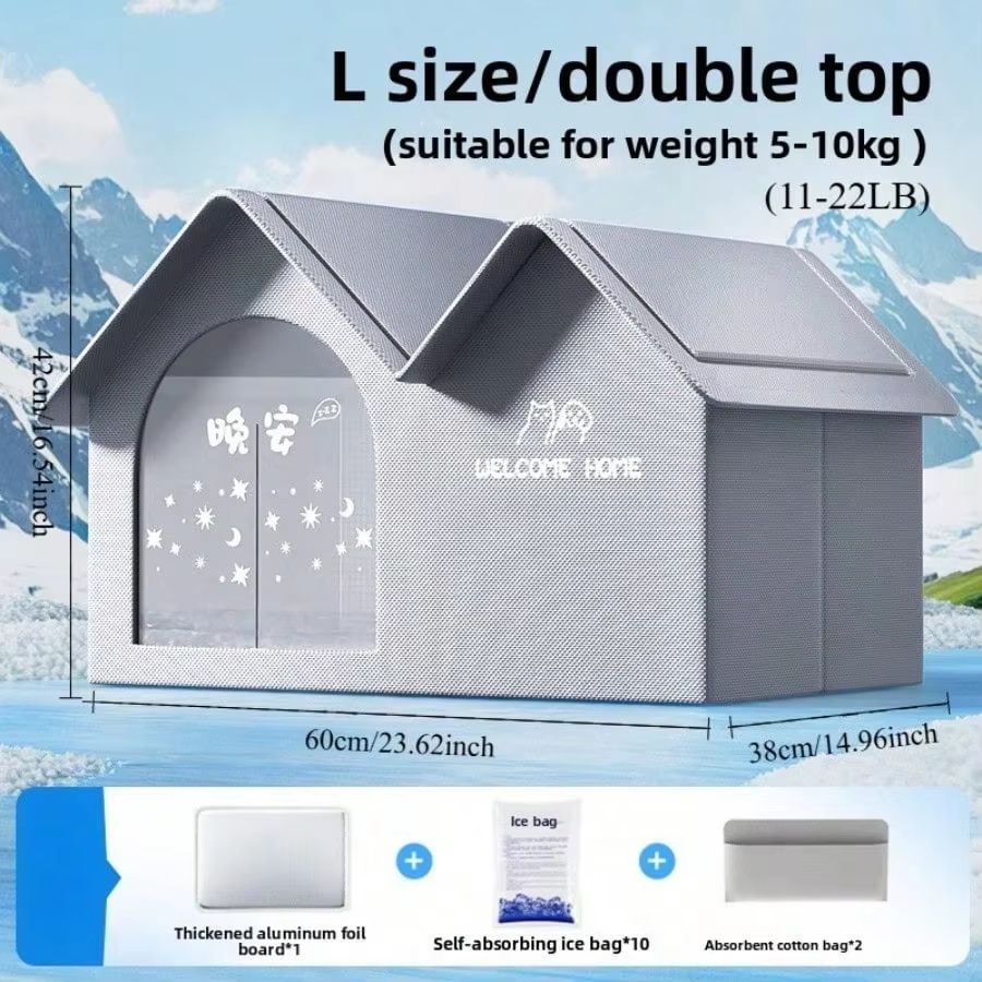 PetCool AirConditioning House For Cats And Dogs IceHouse For Summer  Four Seasons Use 11