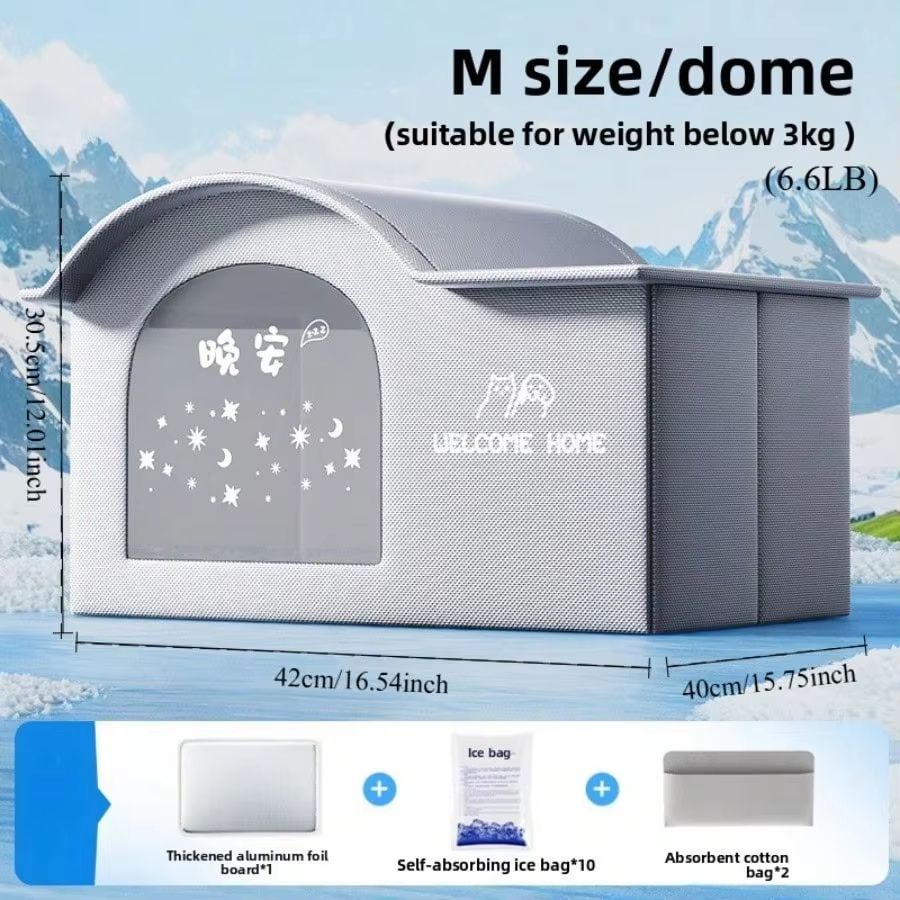 PetCool AirConditioning House For Cats And Dogs IceHouse For Summer  Four Seasons Use 6