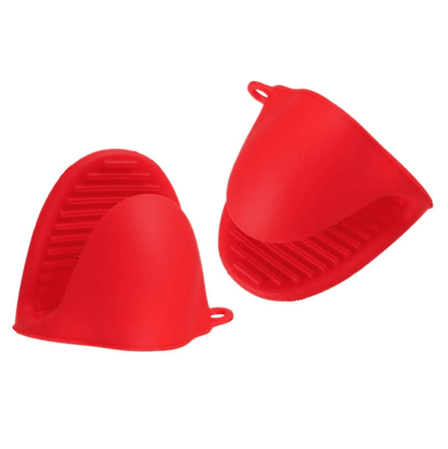 GripEase Silicone Heat Resistant Mini Oven Mitts Set 7