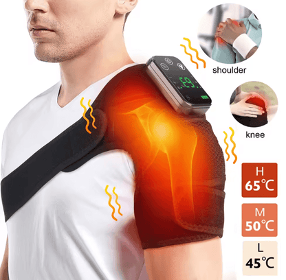 MotionRelief 3-in-1 Heated Knee Massage Wrap