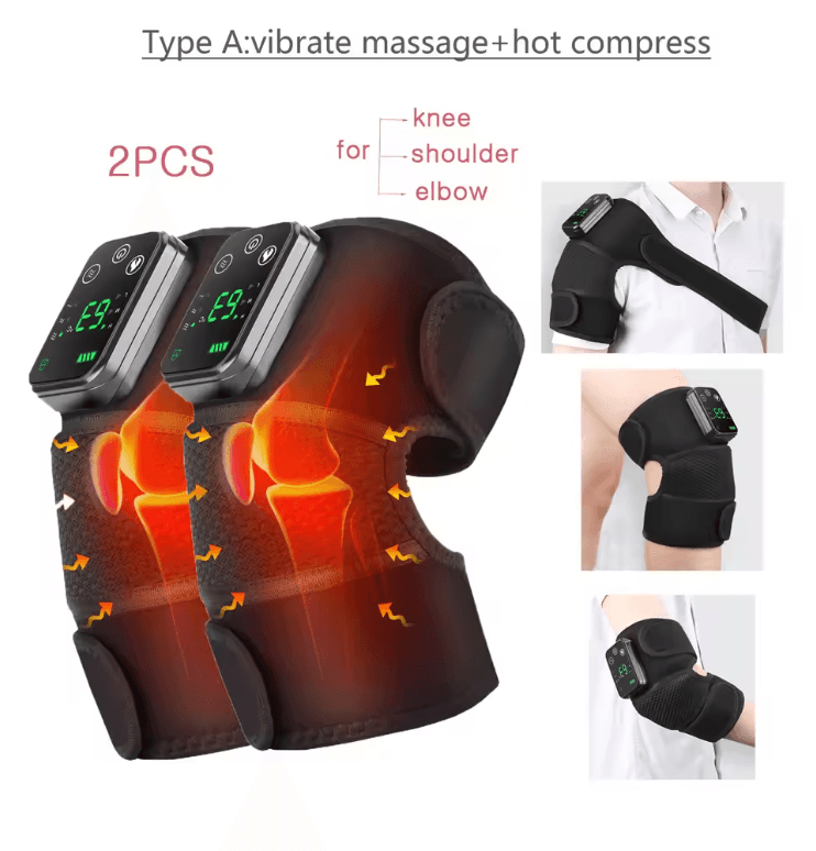 MotionRelief 3in1 Heated Knee Massage Wrap 10
