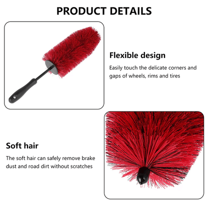 ProDetail 45 Cm Soft Bristle Wheel  Tire Brush 2