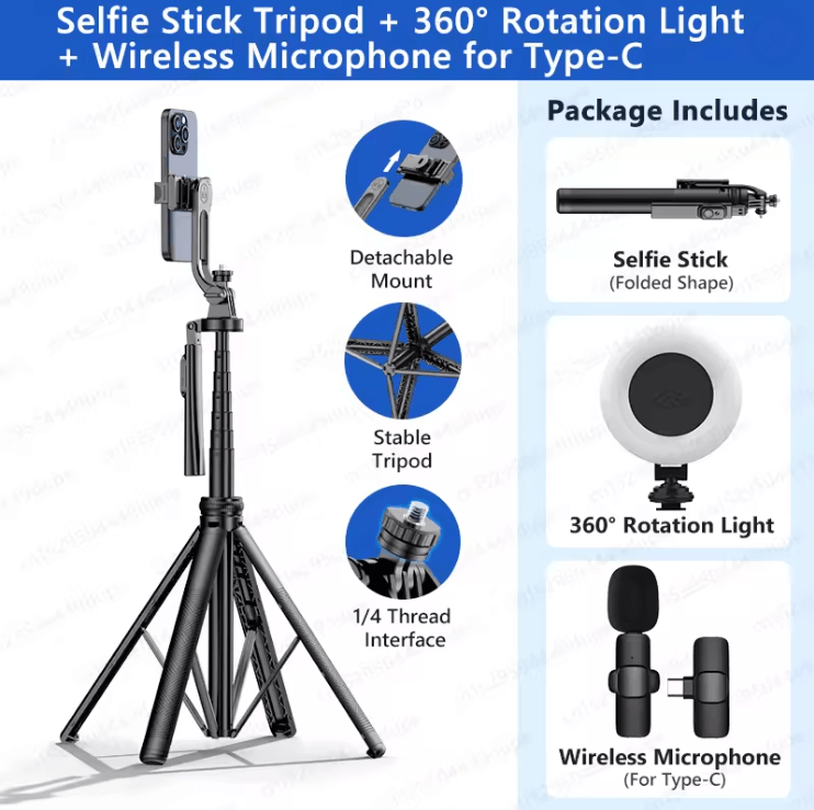 ProFlex Video Creator Tripod  Selfie Stick Stand 7